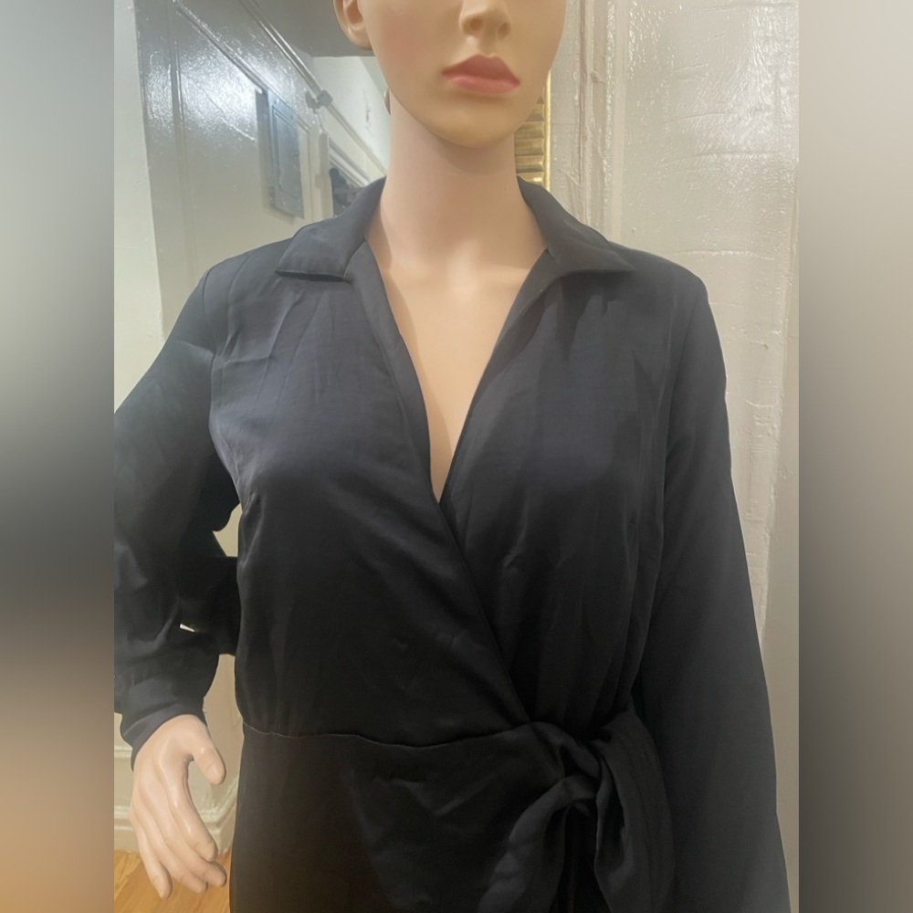 LOFT Black Long Sleeve Dress - Picture 9 of 12